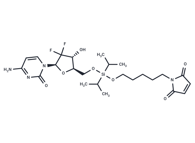 化合物 Gemcitabine-O-Si(di-iso)-O-Mc|T17985|TargetMol