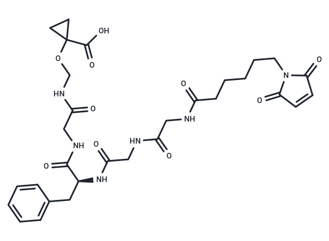 化合物 MC-Gly-Gly-Phe-Gly-NH-CH2-O-cyclopropane-CH2COOH|T86869|TargetMol