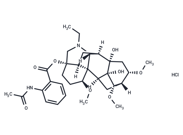 化合物 Lappaconitine HCl|T2806L|TargetMol