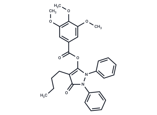 化合物 Phenylbutazone trimethylgallate|T25947|TargetMol