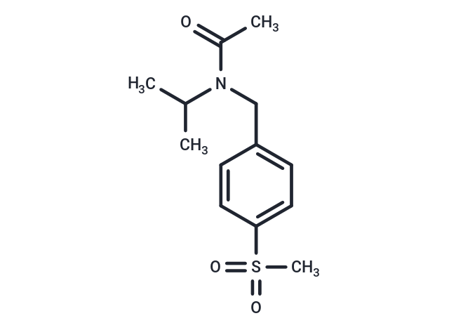 化合物 N-Isopropyl-N-(4-(methylsulfonyl)benzyl)acetamide|T29576|TargetMol