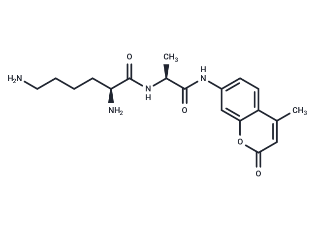 化合物 7-Lysylalanyl-4-methylcoumarinamide|T29485|TargetMol