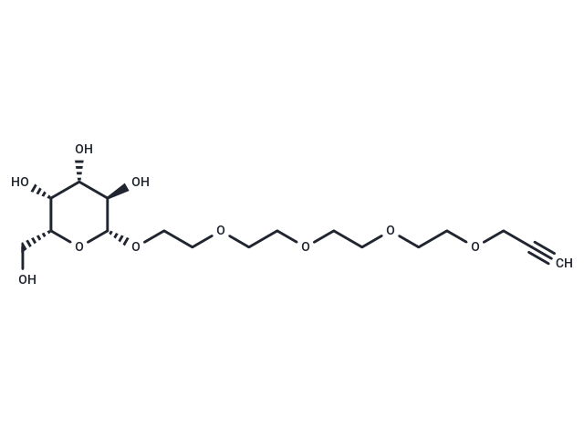 化合物 Propargyl-PEG4-beta-D-glucose|T16617|TargetMol