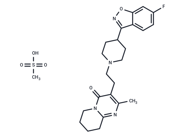 化合物 Risperidone Mesylate|T0351L|TargetMol