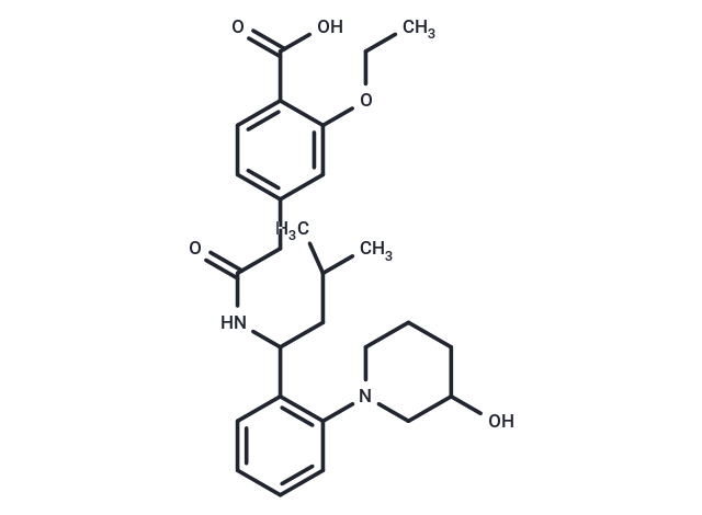 化合物 3'-Hydroxy Repaglinide|T13497|TargetMol