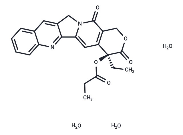 化合物 Camptothecin-20(S)-O-propionate hydrate|T86002|TargetMol