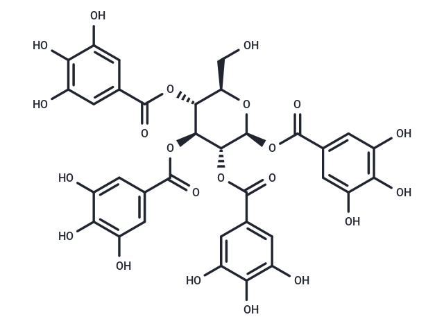 化合物 1,2,3,4-Tetragalloylglucose|T125171|TargetMol