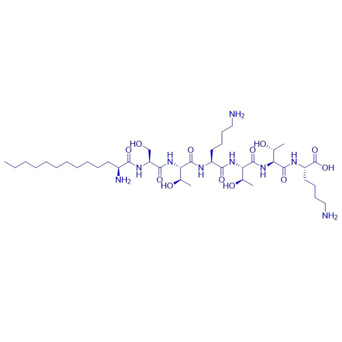 Myristoyl hexapeptide-4 959610-44-7.png Myristoyl hexapeptide-4 959610-44-7.png