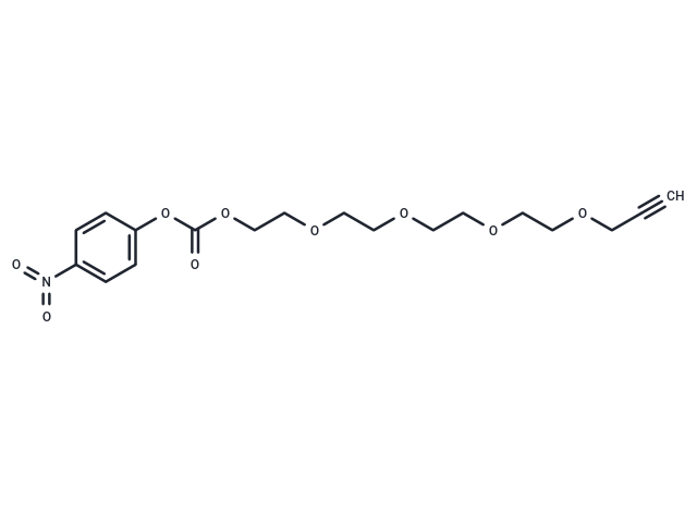 化合物 Propargyl-PEG4-5-nitrophenyl carbonate|T16613|TargetMol