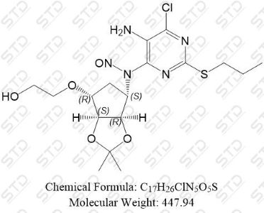替格瑞洛杂质343 (N-亚硝基替格瑞洛杂质34)