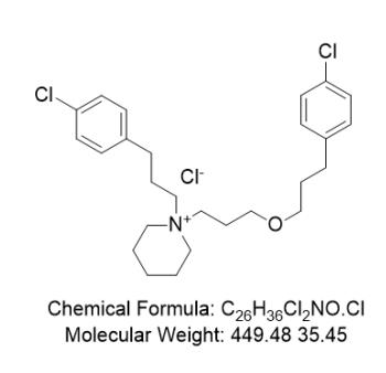 1-(3-(3-(4-氯苯基)丙氧基)丙基)-1-(3-(4-氯苯基)丙基)哌啶-1-铵盐 