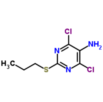 4,6-二氯-2-(丙硫基)-5-氨基嘧啶；145783-15-9