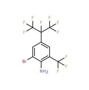 2-溴-4-(全氟丙烷-2-基)-6-(三氟甲基)苯胺；2-bromo-4-(1,1,1,2,3,3,3-heptafluoropropan-2-yl)-6-(trifluoromethyl)aniline
