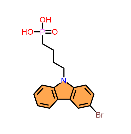 (4-(3-bromo-9H-carbazol-9-yl)butyl)phosphonic acid