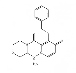 3,4,12,12A-四氢-7-(苯基甲氧基)-1H-[1,4]恶嗪基[3,4-C]吡啶基[2,1-F][1,2,4]三嗪-6,8-二酮半水合物