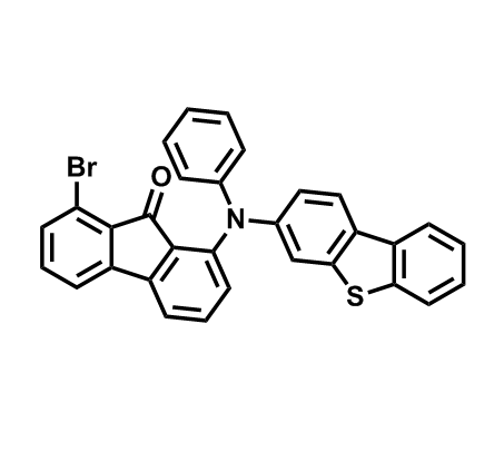 1 - 溴 - 8-(二苯并 [b,d] 噻吩 - 3 - 基 (苯基) 氨基)-9H - 芴 - 9 - 酮 1399690-78-8