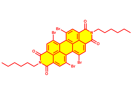 5,6,12,13-四溴-2,9-二己基蒽并[2,1,9-def:6,5,10-d'e'f']二异喹啉-1,3,8,10(2H,9H)-四酮