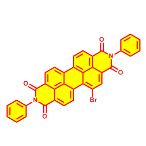 5-溴-2,9-二苯基蒽并[2,1,9-def:6,5,10-d'e'f']二异喹啉-1,3,8,10(2H,9H)-四酮
