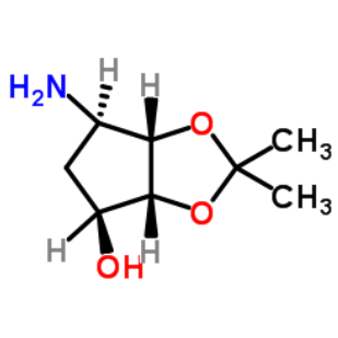 (3aR,4S,6R,6aS)-6-氨基四氢-2,2-二甲基-4H-环戊烯并-1,3-二氧杂环戊烷-4-醇