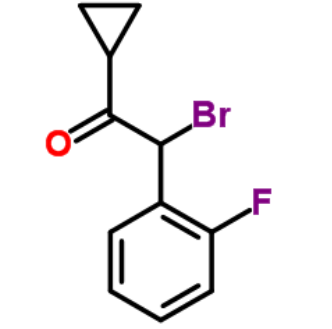 2-溴-2-(2-氟苯基)-1-环丙基乙酮；204205-33-4