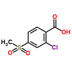 2-氯-4-甲磺酰基苯甲酸；53250-83-2
