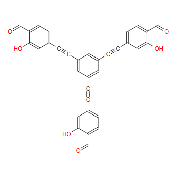 4,4'，4'-（苯-1,3,5-三（乙炔-2,1-二基））三（2-羟基苯甲醛）