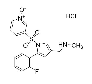 3-（（2-（2-氟苯基）-4-（（甲基氨基）甲基）-1H-吡咯-1-基）磺酰基）吡啶 1-氧化物