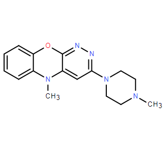 5-甲基-3-(4-甲基哌嗪-1-基)-5H-苯并[b]哒嗪并[4,3-e][1,4]恶嗪