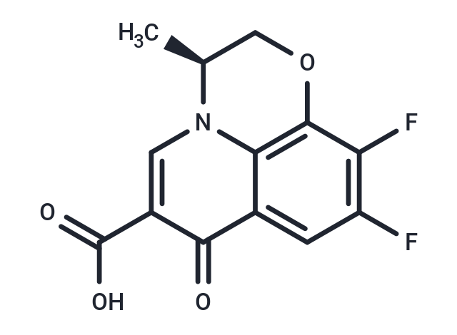 化合物 (S)-(-)-9,10-Difluoro-2,3-dihydro-3-methyl-7-oxo-7H-pyrido-[1,2,3-de]-1,4-benzoxazine-6-carboxylic acid|T65424|TargetMol