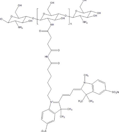 CY3-壳聚糖，Cy3-Chitosan，花青 3 标记壳聚糖，Cyanine 3-labeled Chitosan