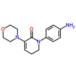 1-(4-氨基苯基)-5,6-二氢-3-(4-吗啉)-2(1H)-吡啶酮；1267610-26-3