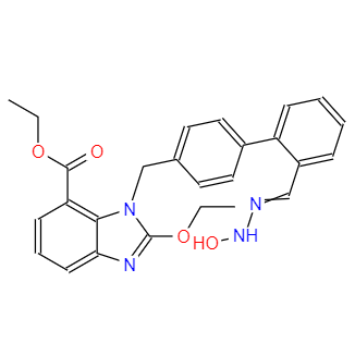 2-乙氧基-1-[[2'-[(羟氨基)亚氨基甲基]联苯-4-基]甲基]-1H-苯并咪唑-7-羧酸乙酯