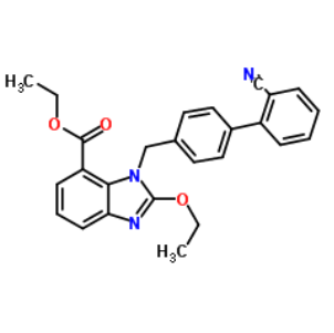 1-((2'-氰基-[1,1'-联苯]-4-基)甲基)-2-乙氧基-1H-苯并[d]咪唑-7-羧酸乙酯；139481-41-7