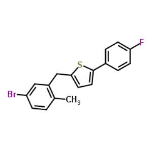 2-(2-甲基-5-溴苄基)-5-(4-氟苯)噻吩；1030825-20-7