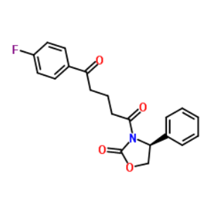 (4S)-3-[5-(4-氟苯基)-1,5-二氧代戊基]-4-苯基-2-恶唑烷酮；189028-93-1