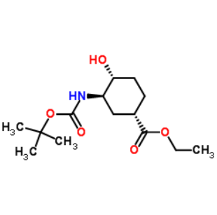 (1S,3R,4R)-3-((叔丁氧羰基)氨基)-4-羟基环己烷甲酸乙酯；365997-33-7