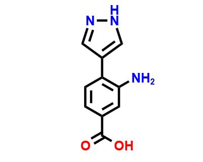 3-氨基-4-(1H-吡唑-4-基)苯甲酸