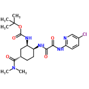 [(1R,2S,5S)-2-[[2-[(5-氯吡啶-2-基)氨基]-2-氧代乙酰基]氨基]-5-(二甲基氨基羰基)环己基]氨基甲酸叔丁酯