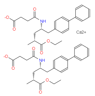 4-(((2R,4S)-1-([1,1'-联苯]-4-基)-5-乙氧基-4-甲基-5-氧代戊烷-2-基)氨基)-4-氧代丁酸钙盐