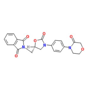 2-[[(5S)-2-氧代-3-[4-(3-氧代-4-吗啉基)苯基]-5-噁唑烷基]甲基]-1H-异吲哚-1,3(2H)-二酮