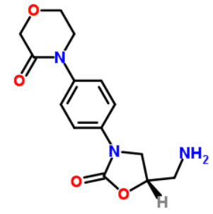 (S)-4-(4-(5-(氨基甲基)-2-氧代恶唑烷-3-基)苯基)吗啉-3-酮；446292-10-0