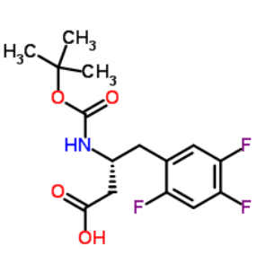 (R)-N-叔丁氧羰基-3-氨基-4-(2,4,5-三氟苯基)丁酸；486460-00-8