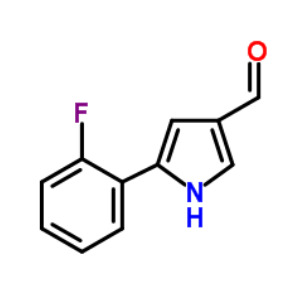 5-(2-氟苯基)-1H-吡咯-3-甲醛；881674-56-2