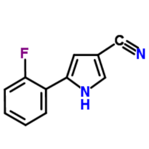 5-(2-氟苯基)-1H-吡咯-3-甲腈；1240948-77-9