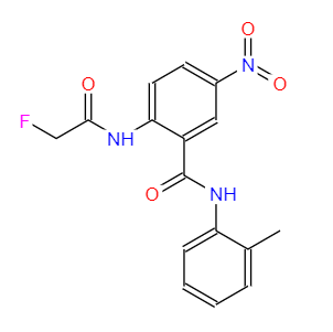2-[(2-氟乙酰基)氨基]-N-(2-甲基苯基)-5-硝基-苯甲酰胺；56287-72-0
