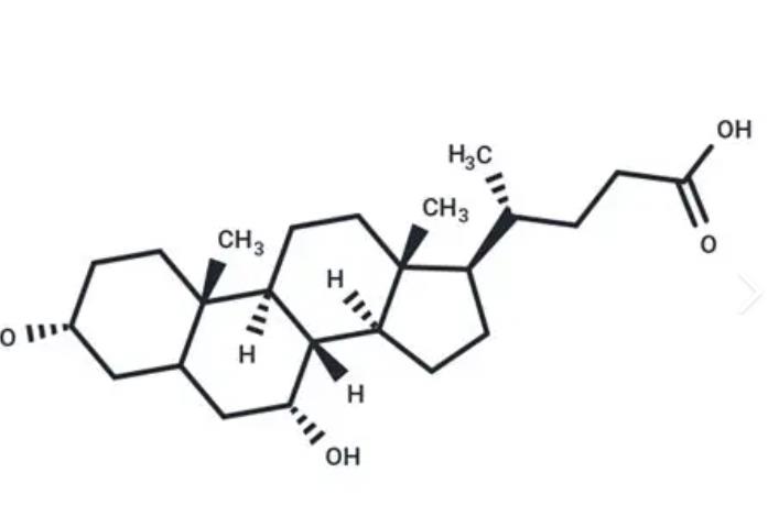 Fitc-鹅去氧胆酸，FITC-Chenodeoxycholic acid，异硫氰酸荧光素标记的鹅去氧胆酸