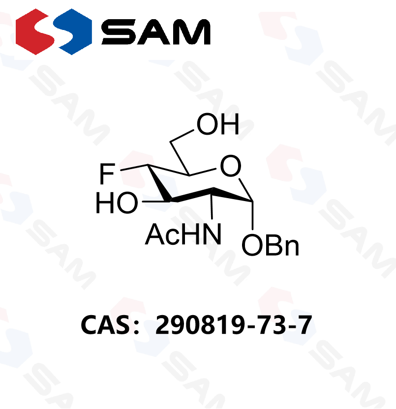 苄基 2-乙酰氨基-2,4-二脱氧-4-氟-α-D-吡喃葡萄糖苷