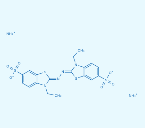 2,2-连氮基-双-(3-乙基苯并二氢噻唑啉-6-磺酸)二铵盐  30931-67-0