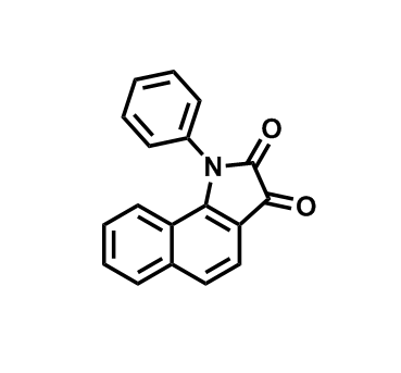 1-苯基-1H-苯并[g]吲哚-2,3-二酮 1501991-32-7