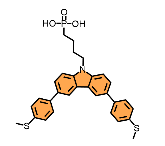 bis(4-methylthio)-3,6-diphenylcarbazole butylphosphate